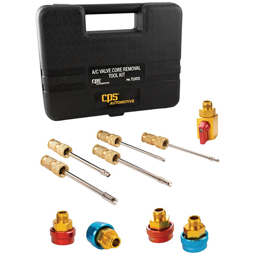 Ensemble de 10 morceaux pour le d&eacute;montage des noyaux de valves de climatisation We Share Industrial Supply
