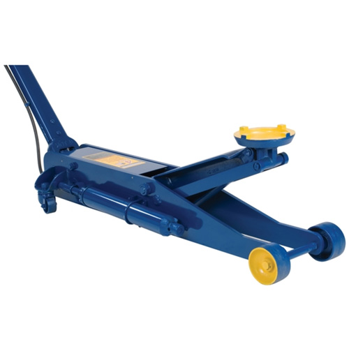 Long cric de ch&acirc;ssis, 4 tonne(s) Capacit&eacute;, 5" Abaiss&eacute;e, 25-3/4" &eacute;lev&eacute;e, Air comprim&eacute;/hydraulique We Share Industrial Supply