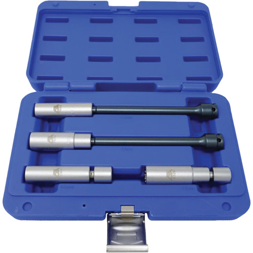 4-Piece Euro Spark Plug Swivel Socket Set, 3/8" Drive We Share Industrial Supply