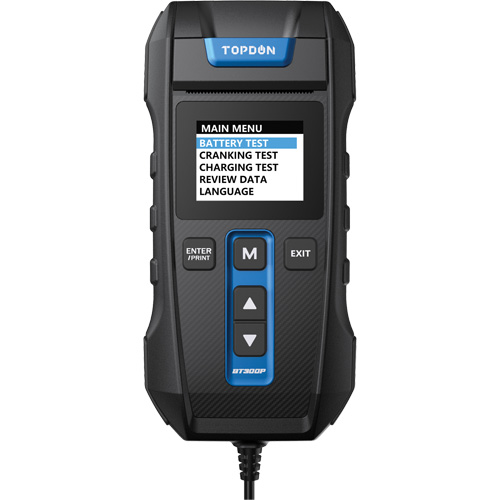 BT300P Battery, Charging & Cranking System Tester with Printer We Share Industrial Supply