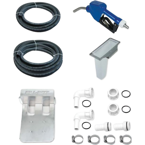 Pompe de transfert de fluide d'&eacute;chappement diesel (DEF) 115 V CA avec support pour cuve GRV et pistolet We Share Industrial Supply