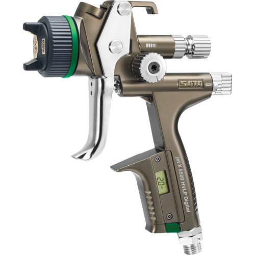 X5500 HVLP 1.3 I RPS D DIGI psi Premium Paint Spray Gun for Automotive Refinishing, 1/4" NPT Air Inlet, 15.19 CFM, 0.6 L/0.9 L Capacity, 0.17 PSI We Share Industrial Supply
