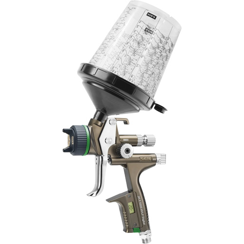 X5500 HVLP 1.3 I RPS D DIGI psi Premium Paint Spray Gun for Automotive Refinishing, 1/4" NPT Air Inlet, 15.19 CFM, 0.6 L/0.9 L Capacity, 0.17 PSI We Share Industrial Supply