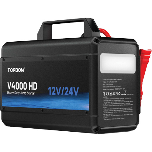 V4000 HD 12V/24V 4000A Jump Starter We Share Industrial Supply