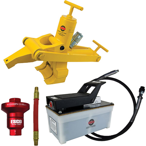Trousse de d&eacute;monte-talons Combi avec pompe &agrave; air hydraulique de 2,5 pintes We Share Industrial Supply
