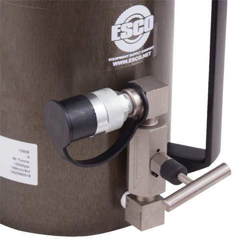 Cric de s&eacute;curit&eacute;, Col verrouillable, Capacit&eacute; de 100 tonnes, 13-37/100" - 19-3/5" h We Share Industrial Supply