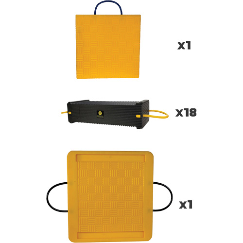 20-Piece CribLok Composite Cribbing System Kit We Share Industrial Supply