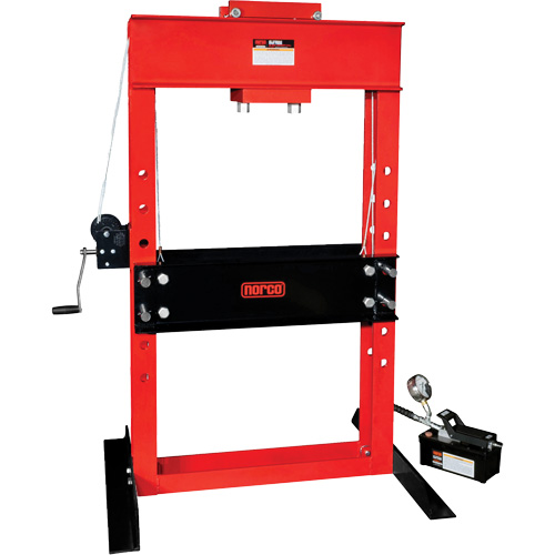 Presse pour atelier op&eacute;r&eacute;e par une pompe/hydraulique &agrave; air, Capacit&eacute; 50 tonnes We Share Industrial Supply
