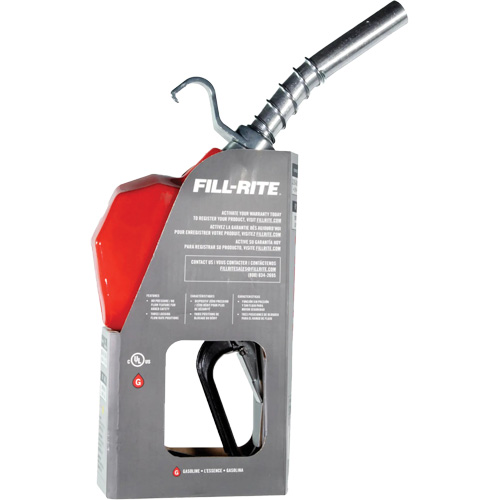 Red Automatic Gasoline Spout Nozzle We Share Industrial Supply