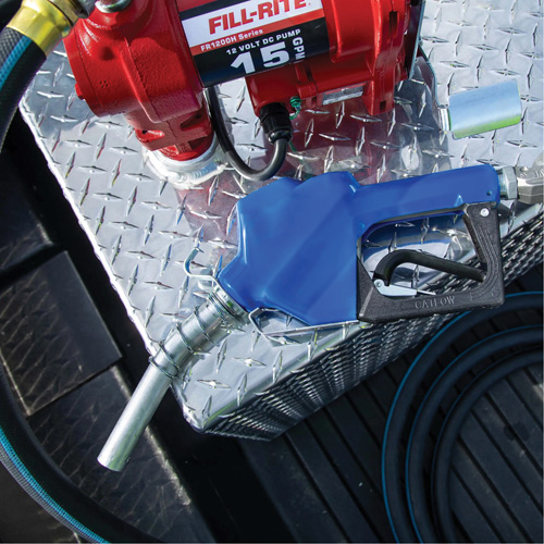 Blue Cold Weather Automatic Diesel Spout Nozzle We Share Industrial Supply