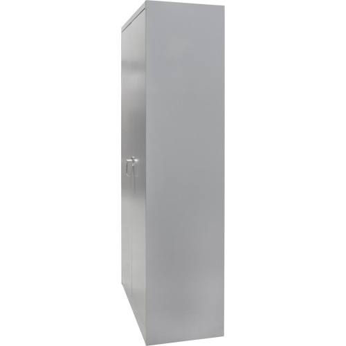 Armoire garde-robe, Acier, 36" la x 18" p x 72" h, Gris We Share Industrial Supply