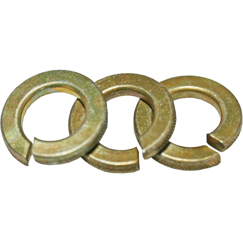 Rondelle d'arr&ecirc;t fendue, 5/8", Zinc jaune We Share Industrial Supply