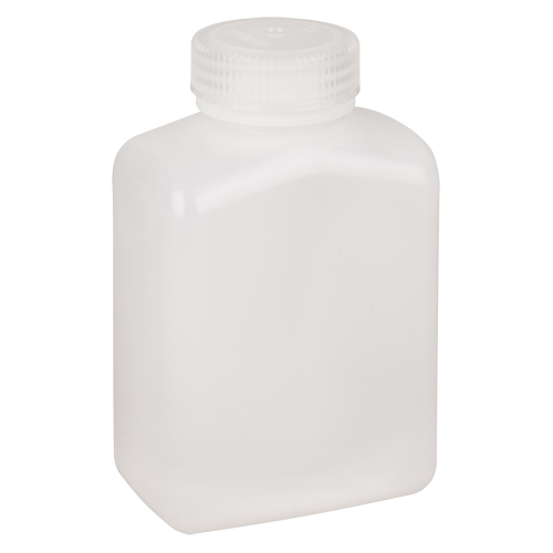 Easy-Grip Space-Saver Bottles, Rectangular, 16 oz., Plastic We Share Industrial Supply
