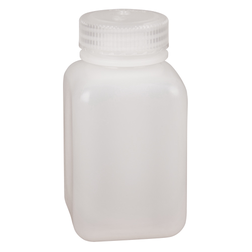 Easy-Grip Space-Saver Bottles, Square, 8 oz., Plastic We Share Industrial Supply
