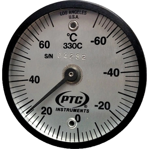 Magnetic Surface Thermometer, Contact, Analogue, -56.7-21.1°F (-70-70°C) We Share Industrial Supply