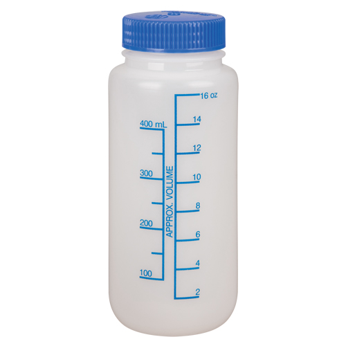 Bouteilles &agrave; large ouverture, Ronde, 16 oz, Plastique We Share Industrial Supply