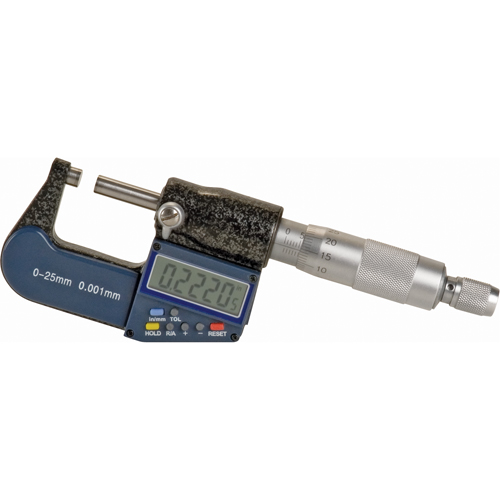 Electronic Digital Micrometer, 0 - 1" (0 - 25 mm) Range, 0.00005" (0.00127 mm) Resolution We Share Industrial Supply