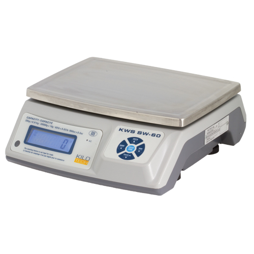 Balances num&eacute;riques &eacute;lectroniques, Capacit&eacute; 60 lb / 30 kg, Graduations 0,01 kg/10 g/0,02 lb/0,5 oz We Share Industrial Supply