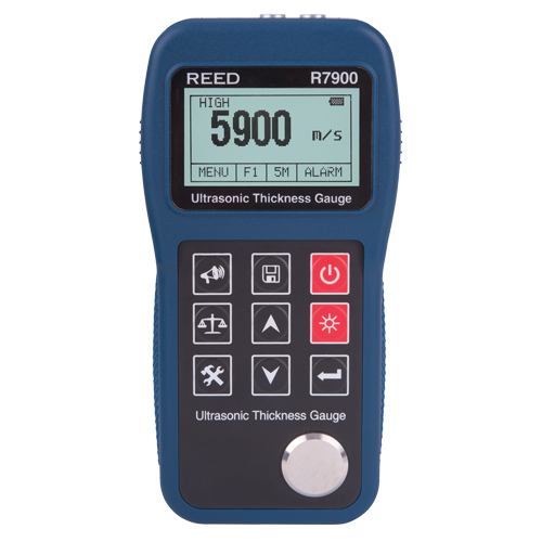 Ultrasonic Thickness Gauge with Calibration Certificate, Digital Display, Ultrasound, 0.03" - 15.7" (0.65 mm - 400 mm) Range We Share Industrial Supply