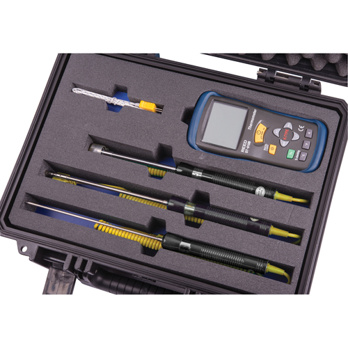 Ensemble de thermom&egrave;tre &agrave; thermocouple, Contact, Num&eacute;rique, -58-2000°F (-50-1300°C) We Share Industrial Supply