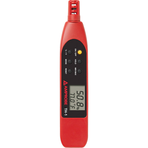 Sonde de temp&eacute;rature et d'humidit&eacute; relative TH-1, 4% - 95% HR, -4°- 122° F ( -20° - 50° C ) We Share Industrial Supply