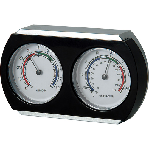 Thermom&egrave;tre-hygrom&egrave;tre d'int&eacute;rieur, 10°- 130° F ( -25° - 55° C ) We Share Industrial Supply