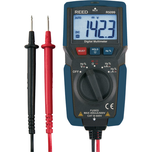 Compact Multimeter with Non-Contact Voltage, AC/DC Voltage, AC/DC Current We Share Industrial Supply