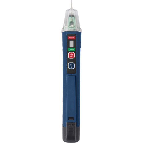 D&eacute;tecteur de tension alternative sans contact avec lampe de poche, 24 V - 1000 V/90 V - 1000 V, Alerte Lumi&egrave;re & son We Share Industrial Supply