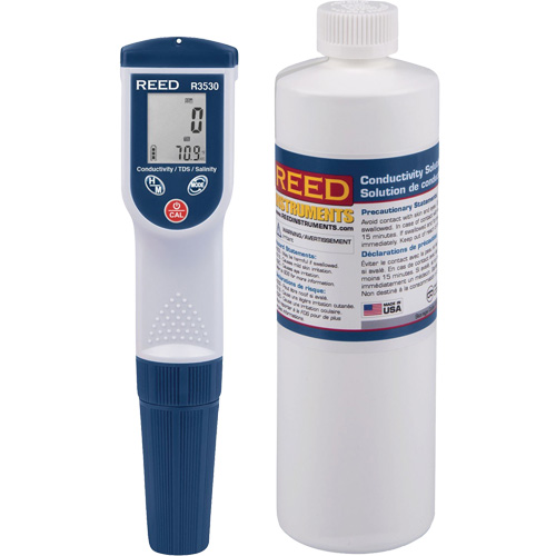 Conductivity/TDS/Salinity Meter & Solution Kit We Share Industrial Supply