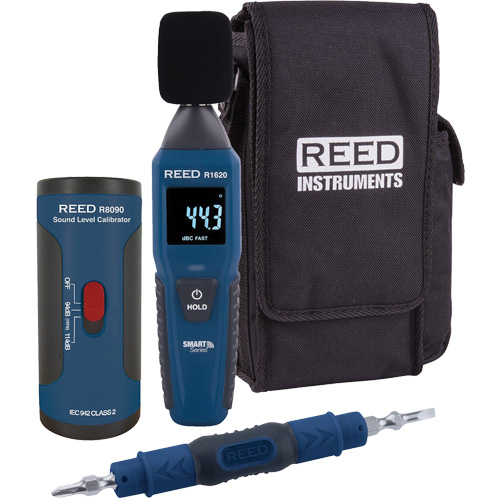 Trousse de sonom&egrave;tre de s&eacute;rie intelligente R1620, Gamme de mesure 30 - 130 dB We Share Industrial Supply