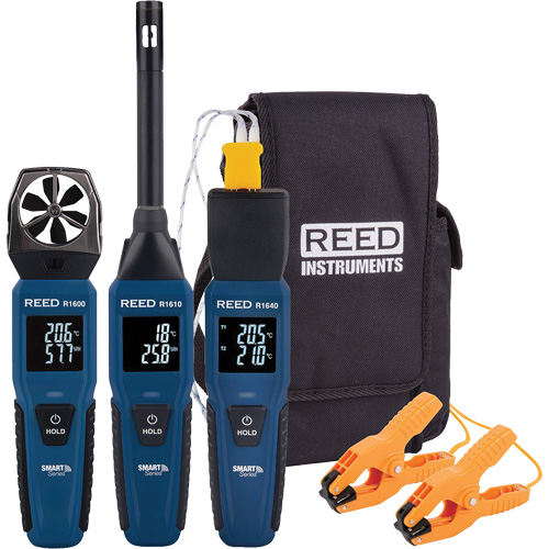 Trousse de CVCA avec enregistreur de donn&eacute;es Bluetooth de s&eacute;rie intelligente R16X0, Contact, Num&eacute;rique We Share Industrial Supply