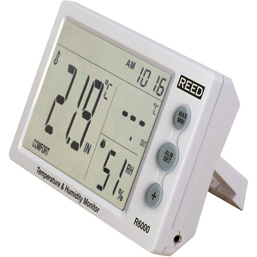 Moniteur de temp&eacute;rature et humidit&eacute;, 20% - 95% HR We Share Industrial Supply