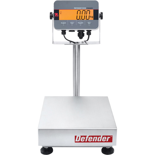 Defender 3000 Washdown Bench Scale, 14" L x 12" W, 30 lbs. Capacity We Share Industrial Supply