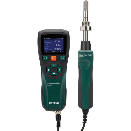 Appareil de mesure du point de ros&eacute;e, Gamme d'humidit&eacute; 0 - 100%, Gamme de temp&eacute;rature 14°- 140° F ( -10° - 60° C ) We Share Industrial Supply