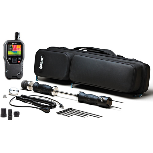 Professional Imaging Moisture Kit with Hammer & Wall Cavity Probe, 7 - 100% Moisture Range, 32°- 122° F ( 0° - 50° C ) Temperature Range We Share Industrial Supply