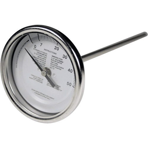 Thermom&egrave;tre &agrave; tige sirop d'&eacute;rable 5", Contact, Analogique We Share Industrial Supply