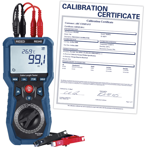 Cable Length Tester with Calibration Certificate We Share Industrial Supply