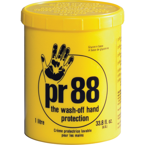 Cr&egrave;me protectrice pour la peau PR88 - La protection pour les mains, Pot, 1000 ml We Share Industrial Supply