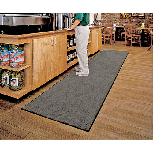Tapis ColorStar, Essuie-pieds, 4' x 6' x 3/8", Gris We Share Industrial Supply