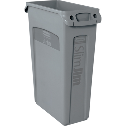 Slim Jim&reg; Container with Venting Channels, Plastic, 23 US gal. We Share Industrial Supply