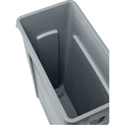 Slim Jim&reg; Container with Venting Channels, Plastic, 23 US gal. We Share Industrial Supply