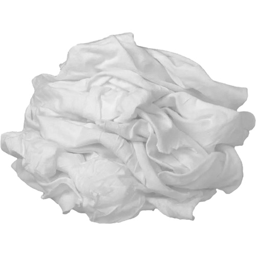 Chiffon, Coton/Polyester, Blanc, 20 lb We Share Industrial Supply