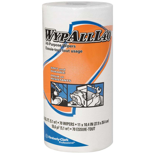 Serviettes jetables L40, Tout usage, 11" lo x 10-1/2"/10-2/5" la We Share Industrial Supply