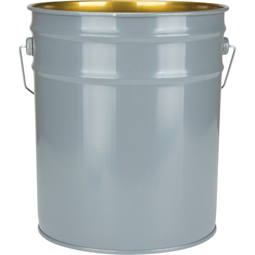 Seau doubl&eacute;, Acier, 18,9 L We Share Industrial Supply