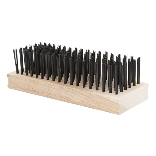 Scratch Brush, Steel, 18 x 6 Wire Rows, 6" Long We Share Industrial Supply