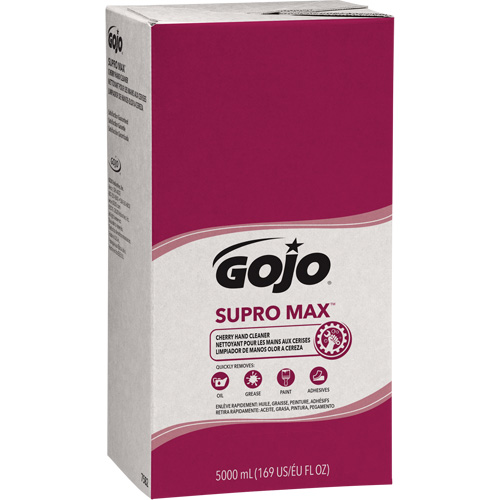 SUPRO MAX Hand Cleaner or GOJO&reg; PRO TDX Dispenser, Lotion, 5000 ml, Refill, Cherry We Share Industrial Supply