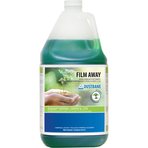 Film Away Neutral Detergent and Ice Melt Remover, Jug, 4 L We Share Industrial Supply