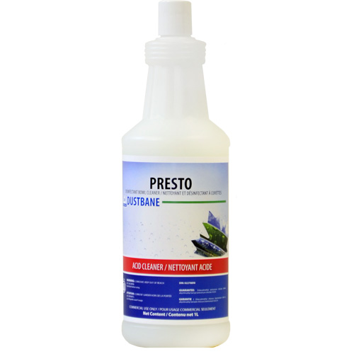 Presto Disinfectant Bowl Cleaner, 1 L, Bottle We Share Industrial Supply