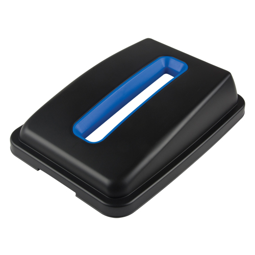 Waste Classification - Lid, Open Lid, Plastic, Fits Container Size: 17-1/4" x 12-1/2" We Share Industrial Supply