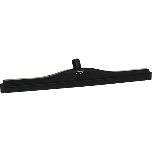 Raclette hygi&eacute;nique &agrave; c&ocirc;t&eacute; double Ultra, 24", Noir We Share Industrial Supply